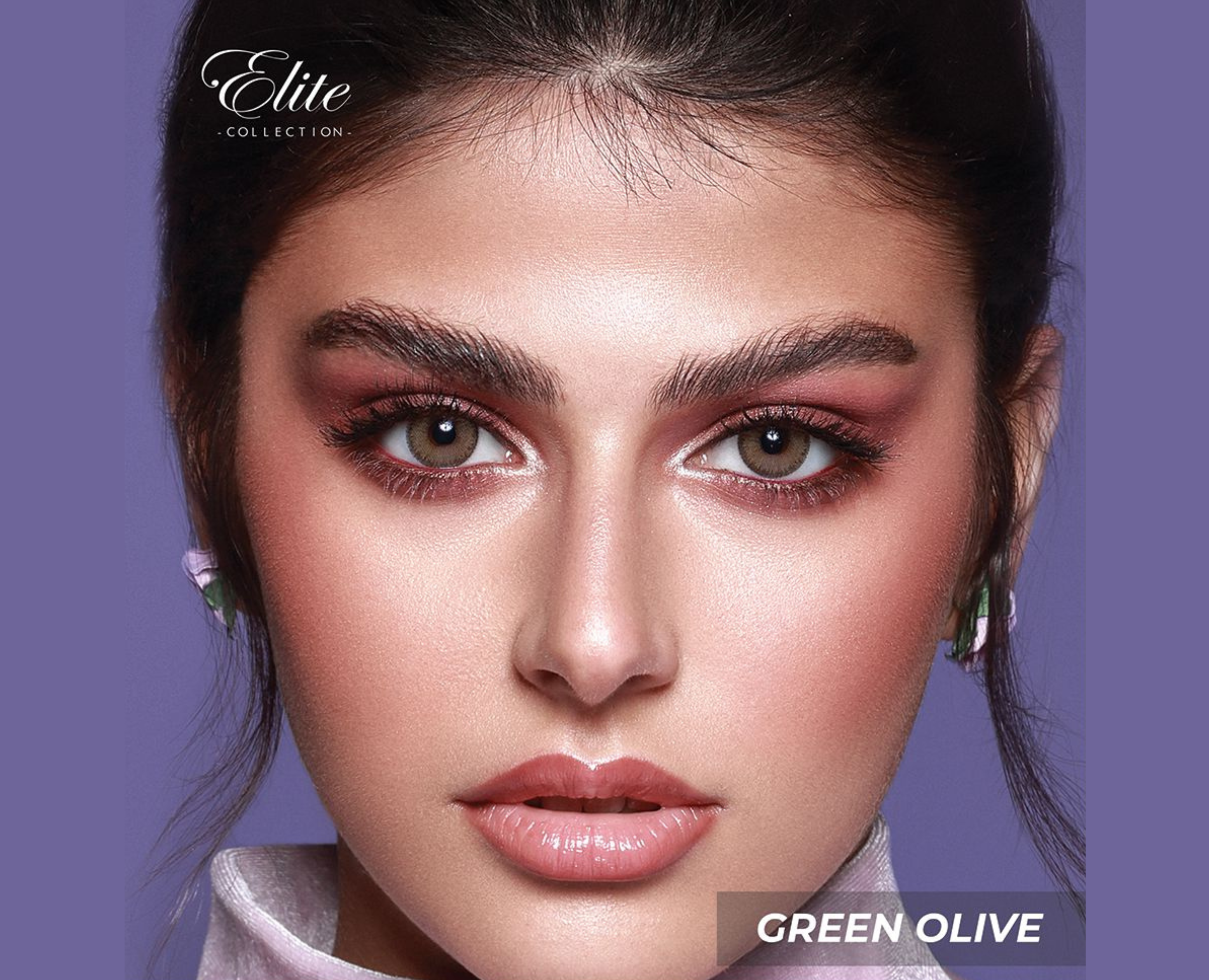 Bella Elite Colored Lenses - Green Olive