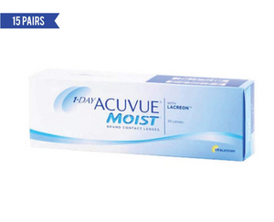 Acuvue 1-Day Moist contact lenses
