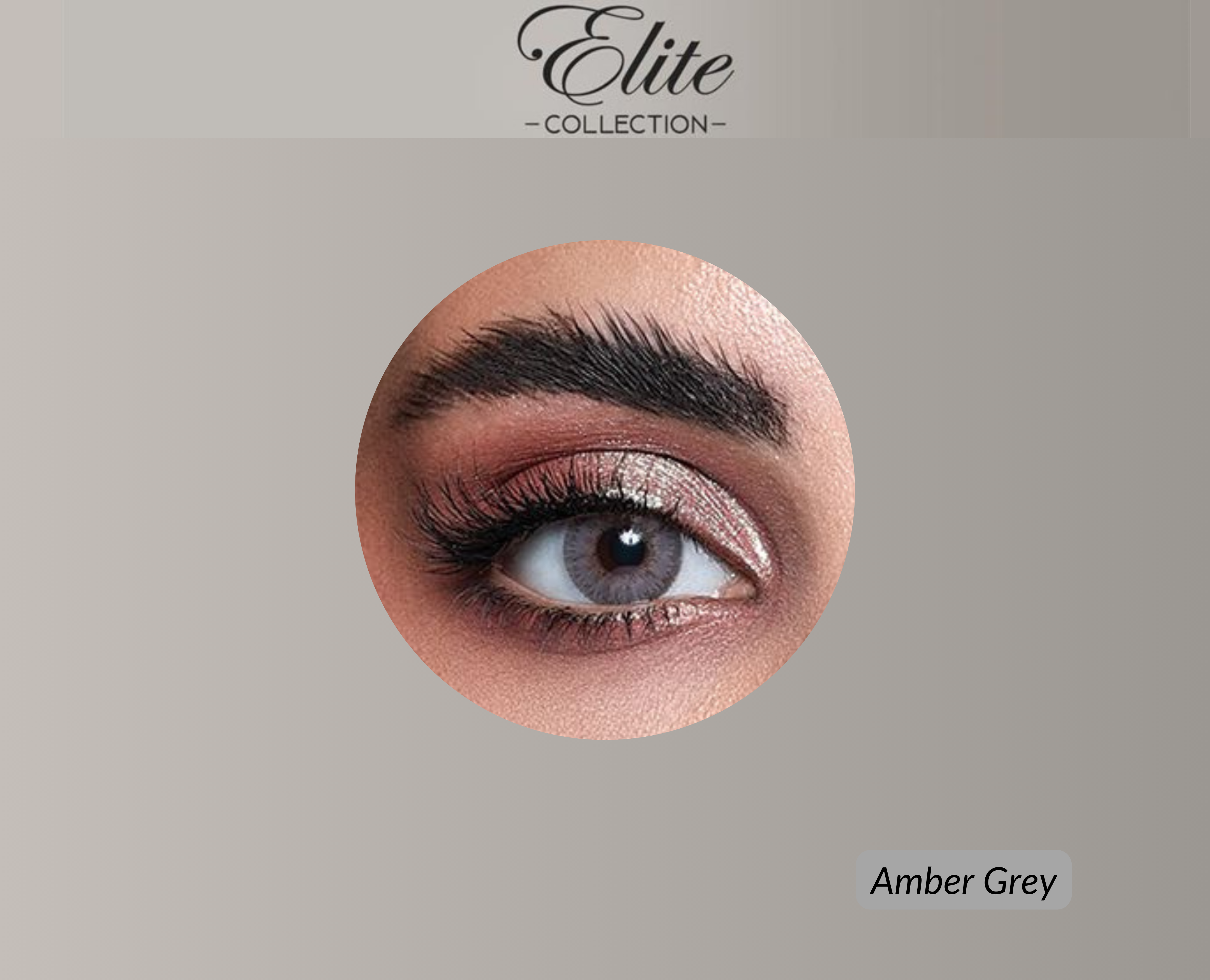 Bella Elite Colored Lenses - Amber Grey