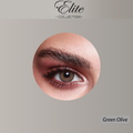 Bella Elite Colored Lenses - Green Olive