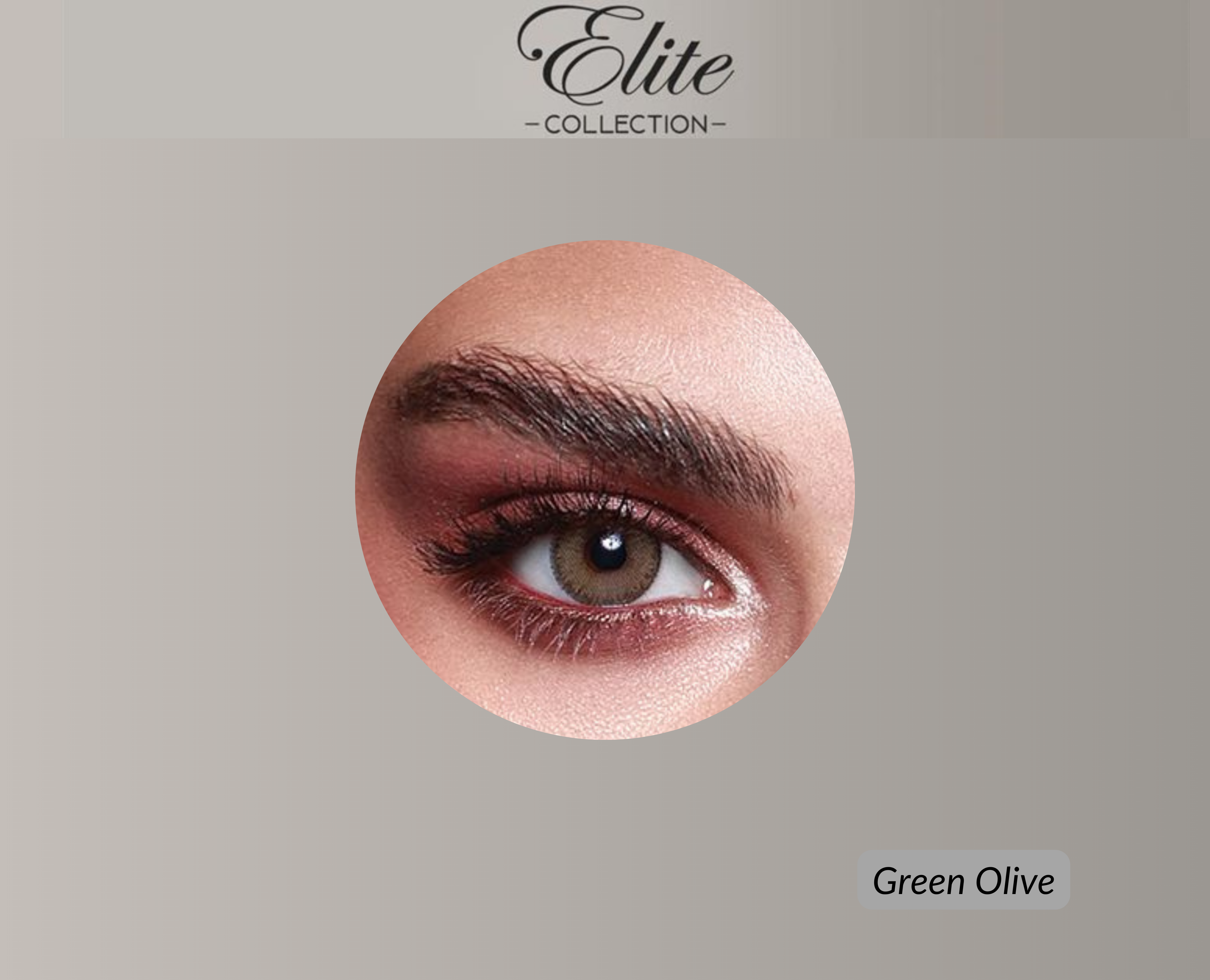 Bella Elite Colored Lenses - Green Olive