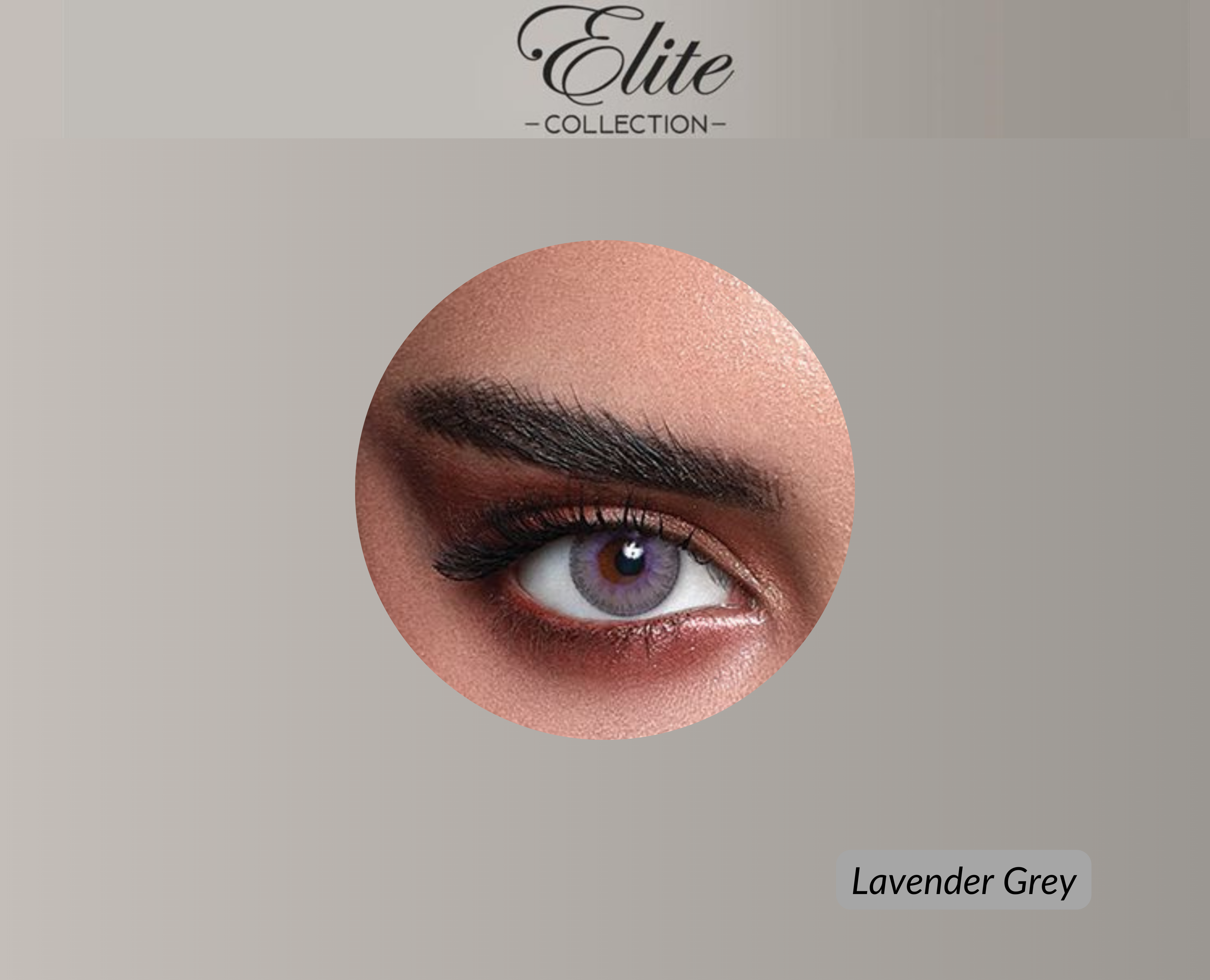 Bella Elite Colored Lenses - Lavender Grey