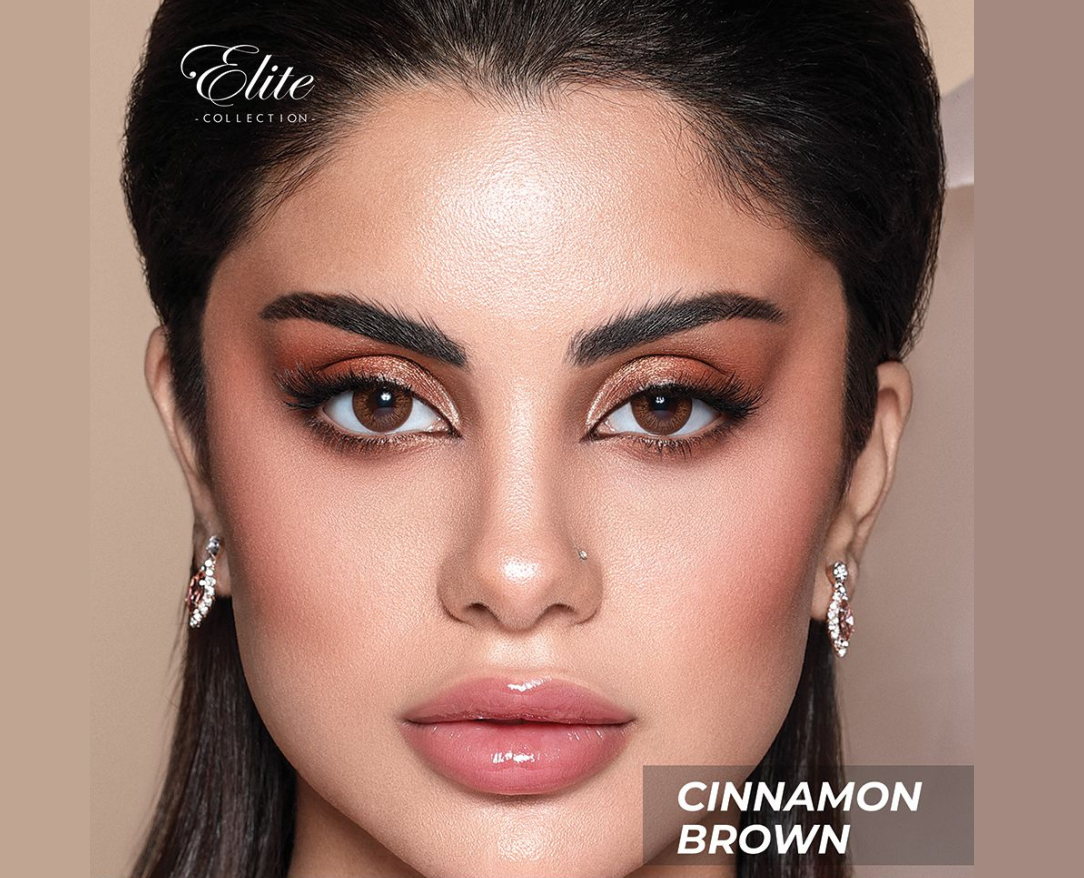 Bella Elite Colored Lenses - Cinnamon Brown