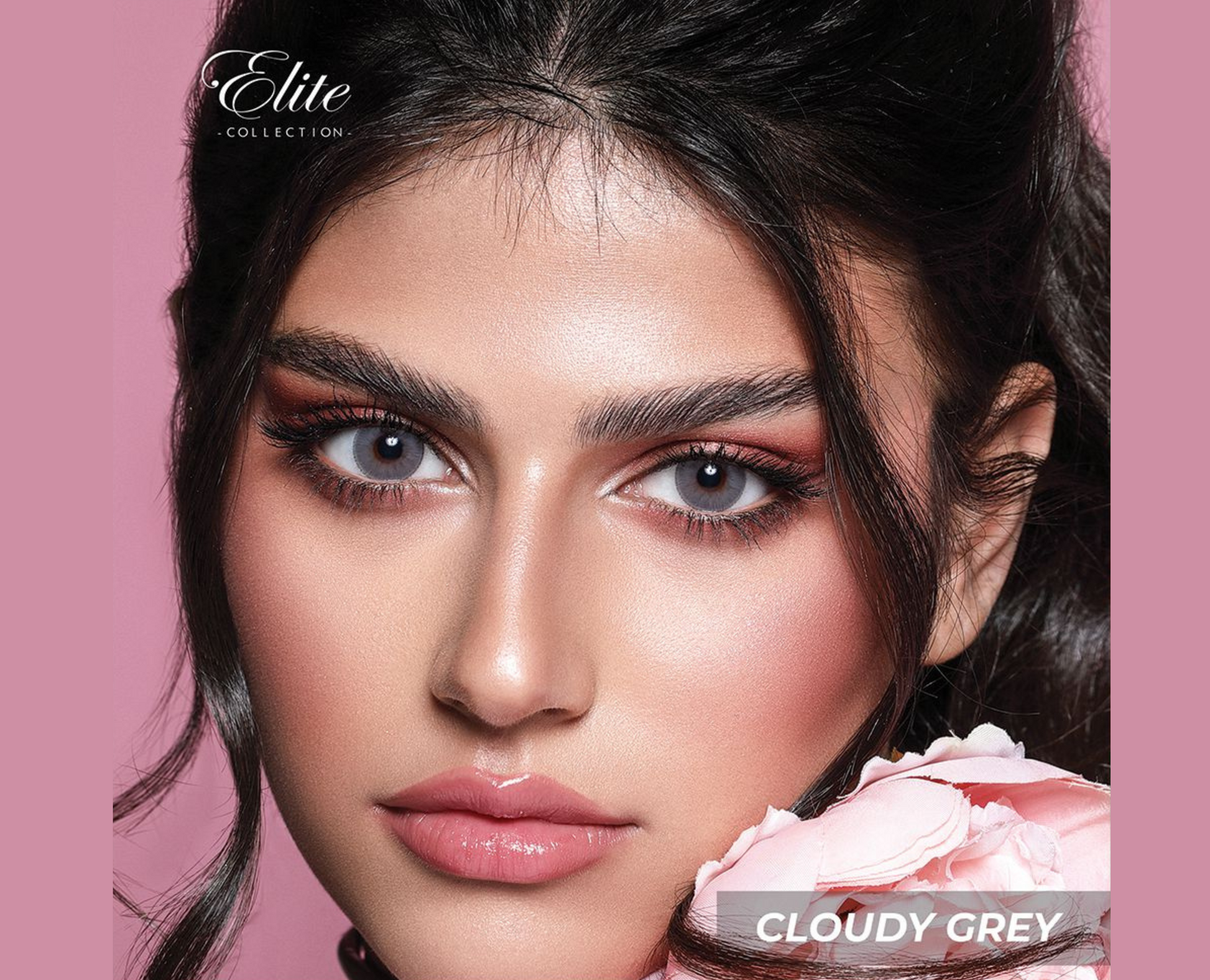 Bella Elite Colored Lenses - Cloudy Grey