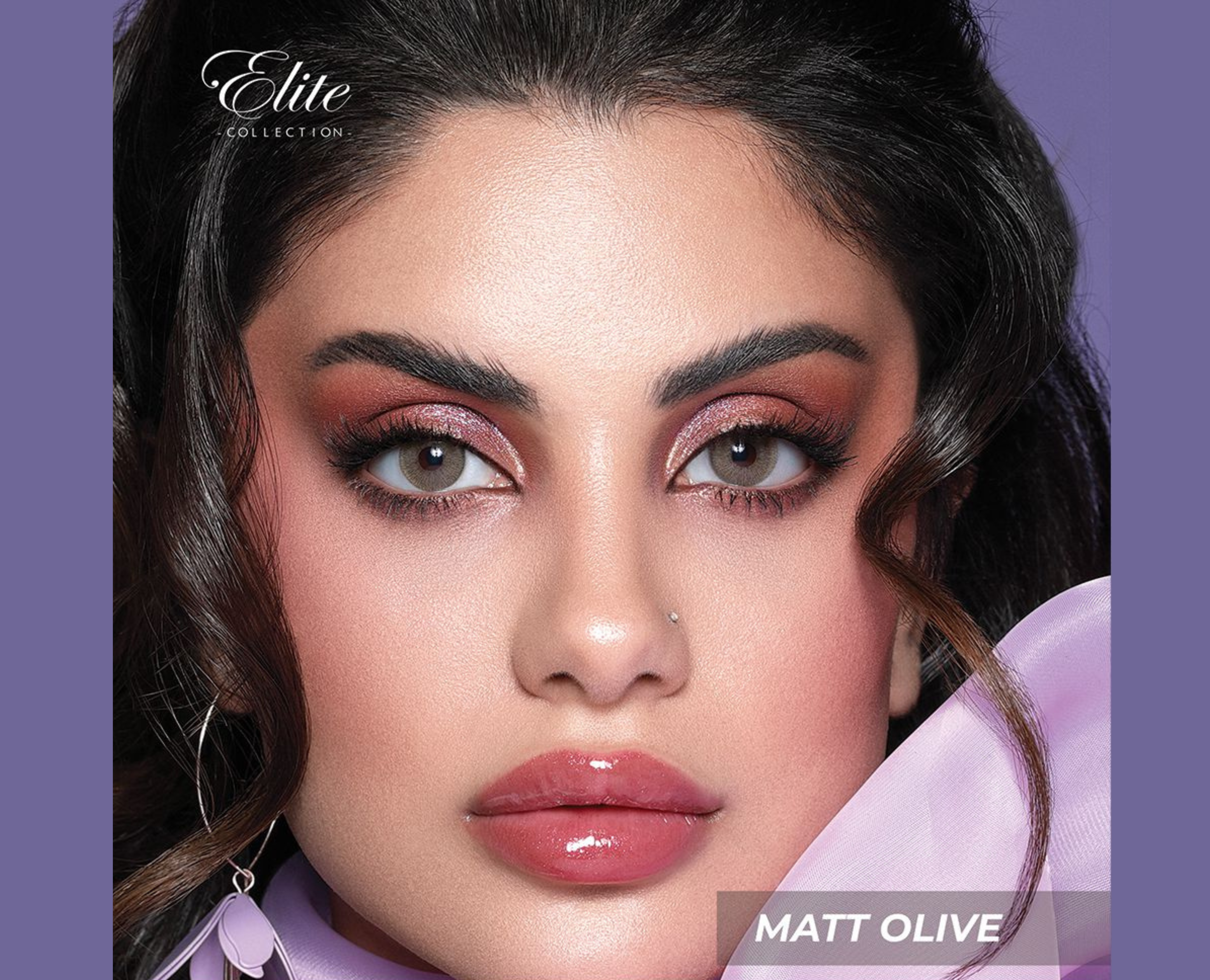 Bella Elite Colored Lenses - Matt Olive