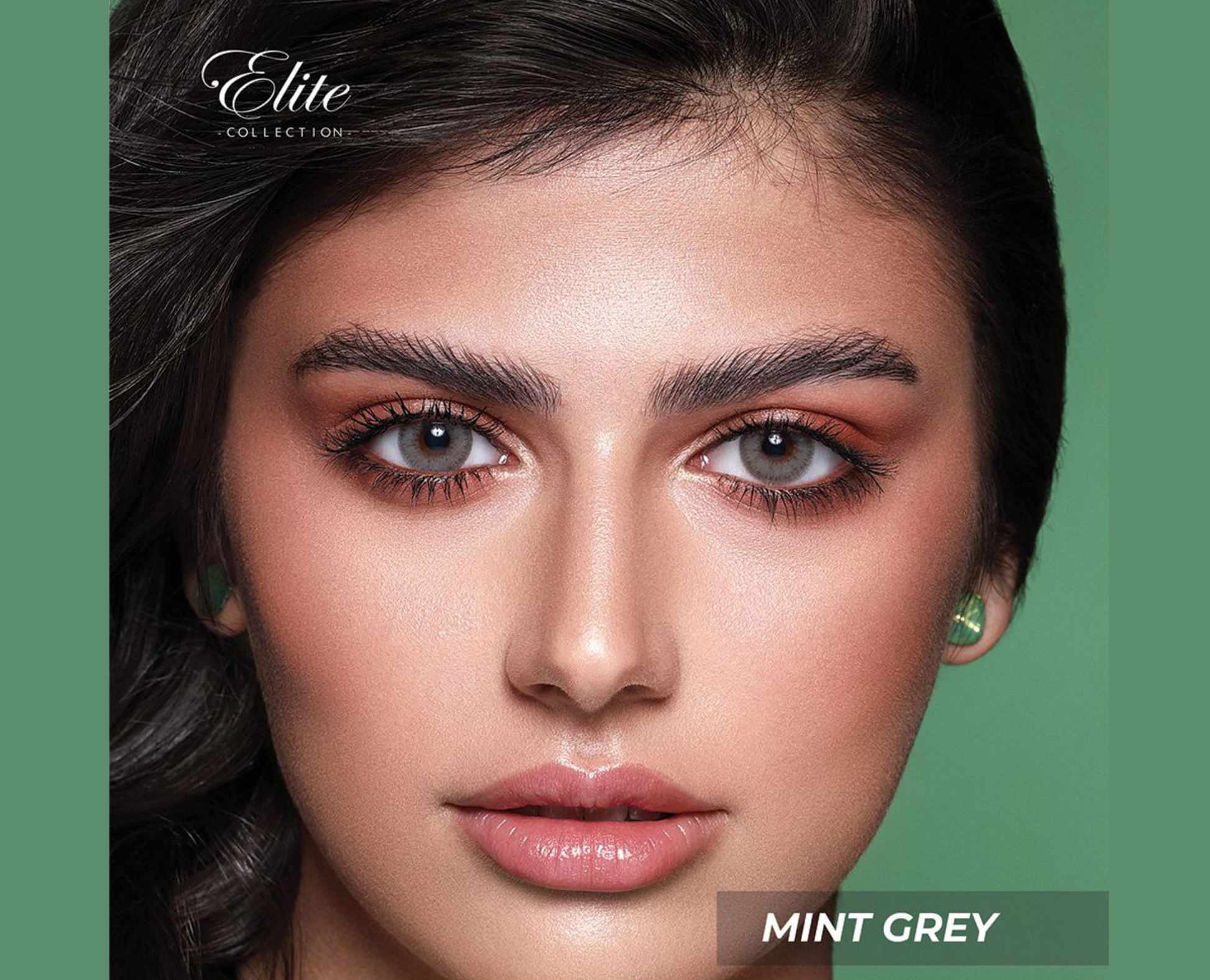 Bella Elite Colored Lenses - Mint Grey