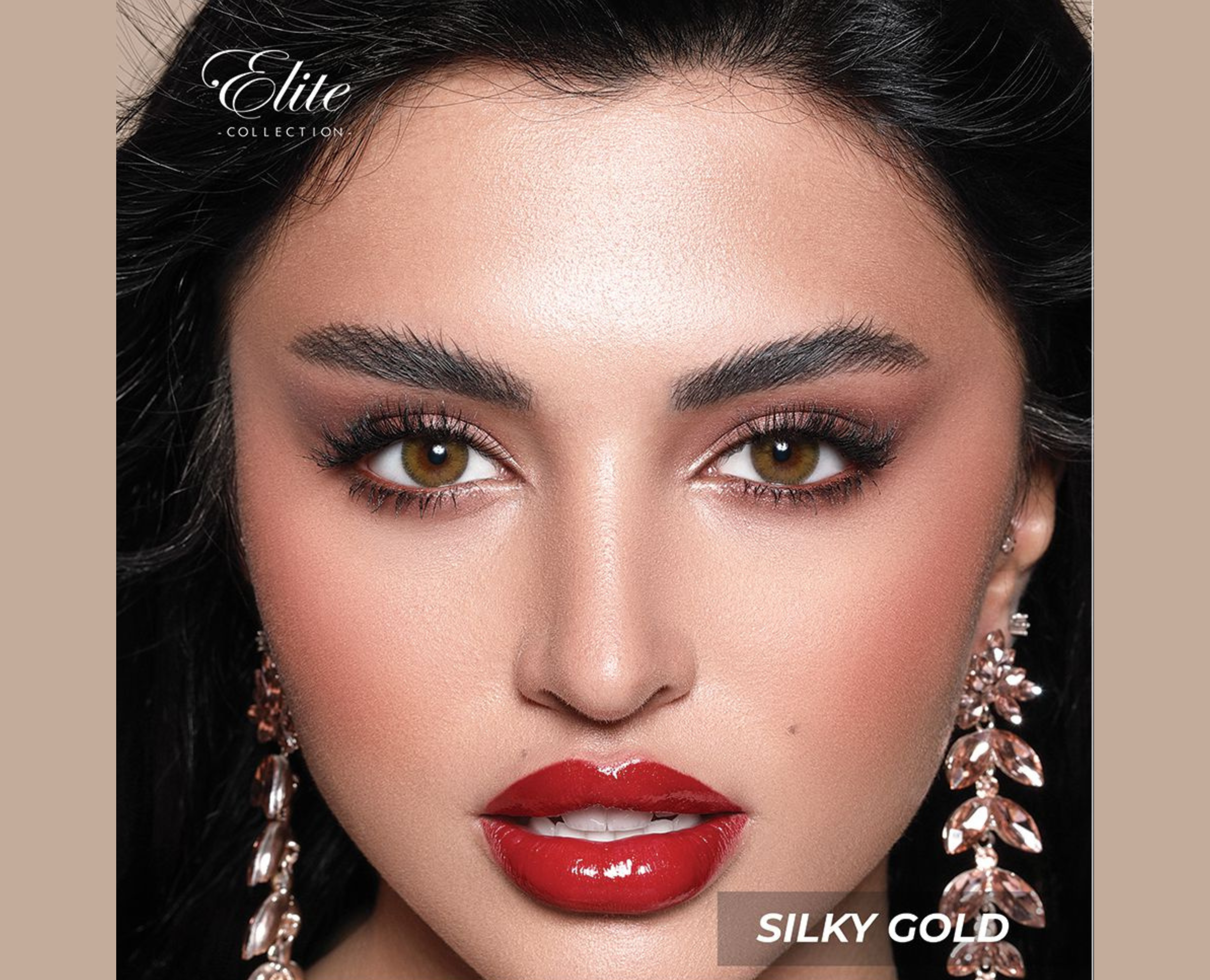 Bella Elite Colored Lenses - Silky Gold