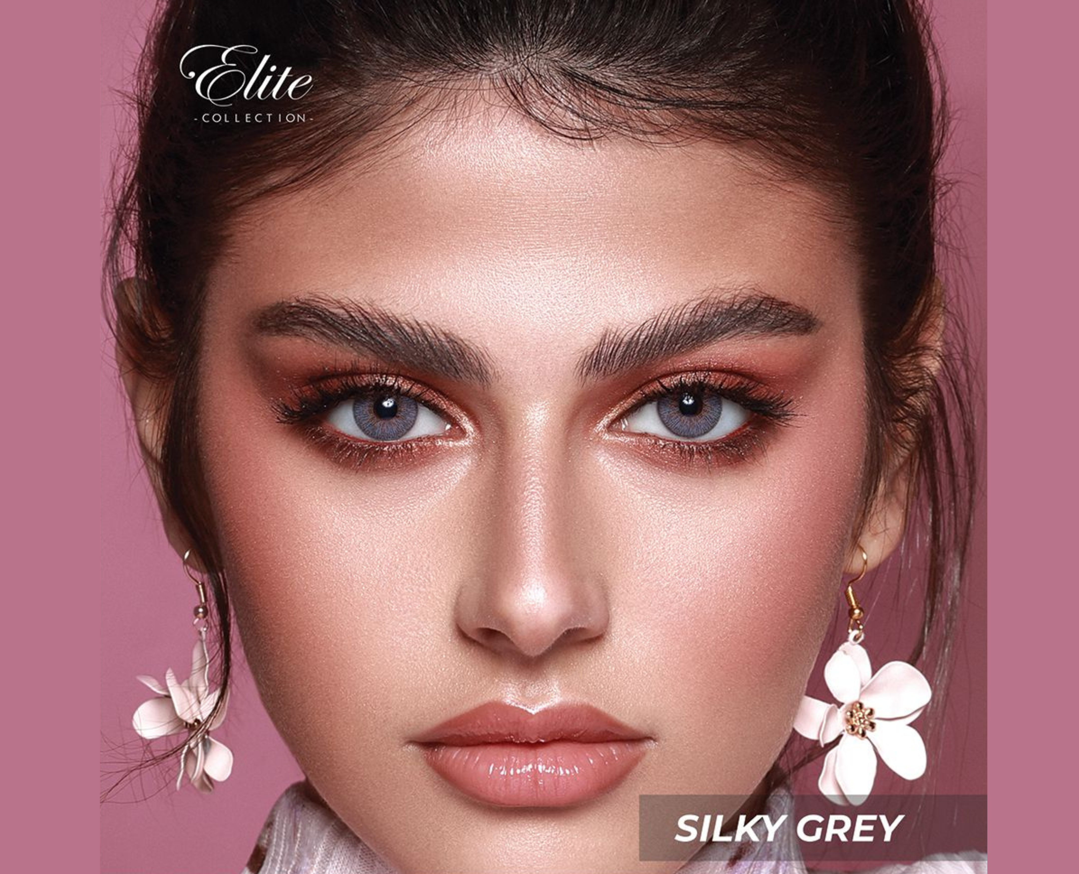 Bella Elite Colored Lenses - Silky Grey