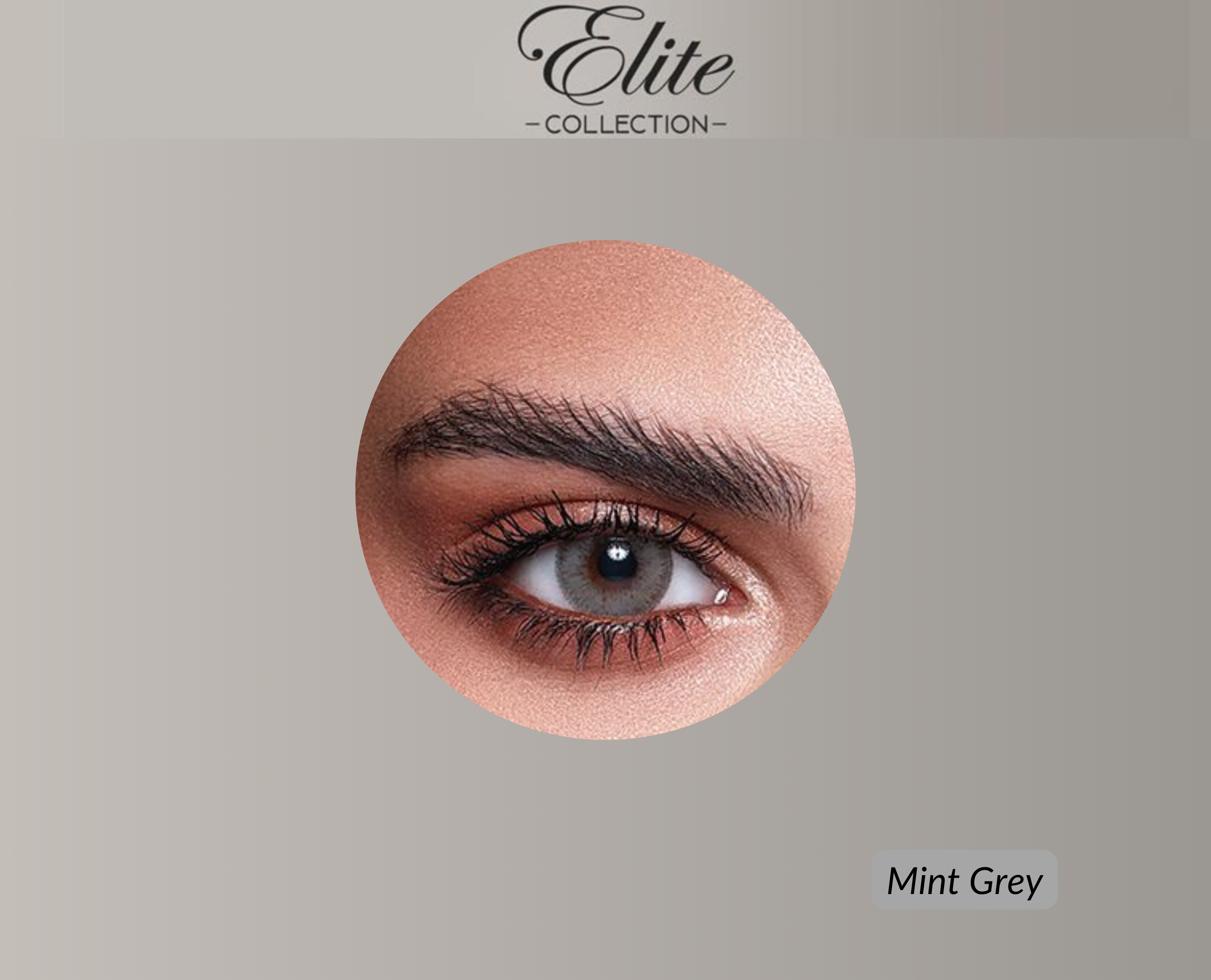 Bella Elite Colored Lenses - Mint Grey