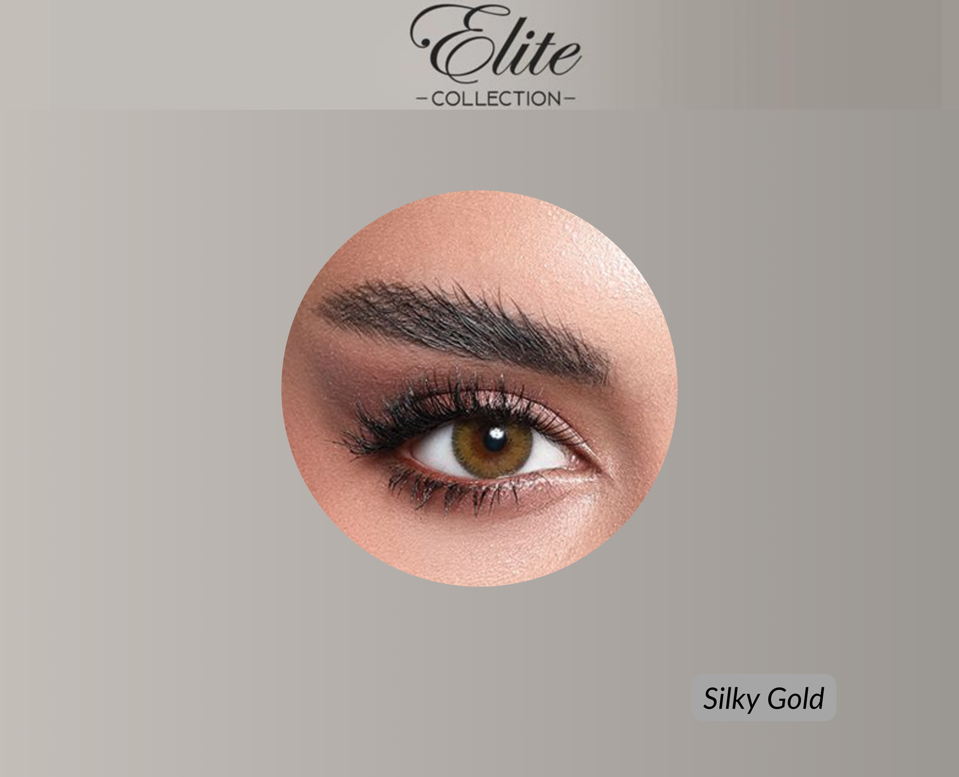 Bella Elite Colored Lenses - Silky Gold