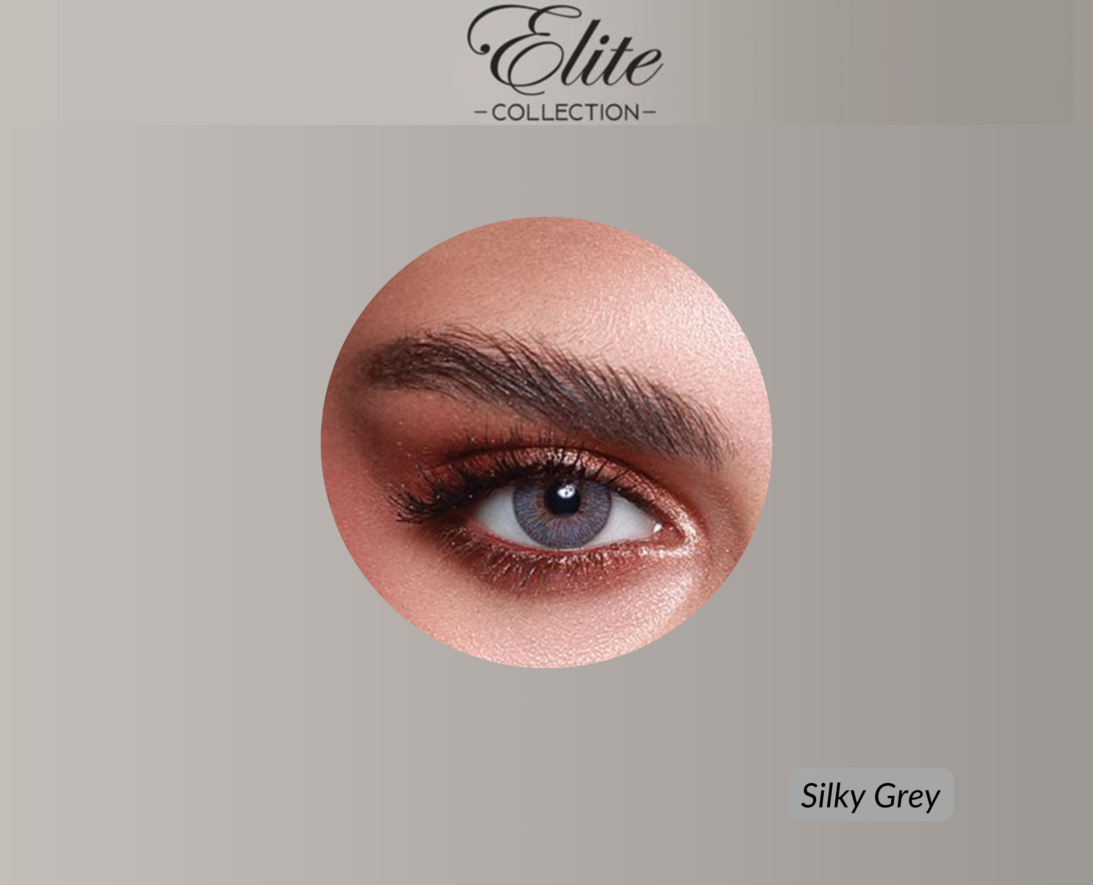 Bella Elite Colored Lenses - Silky Grey