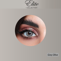 Bella Elite Colored Lenses - Grey Olive
