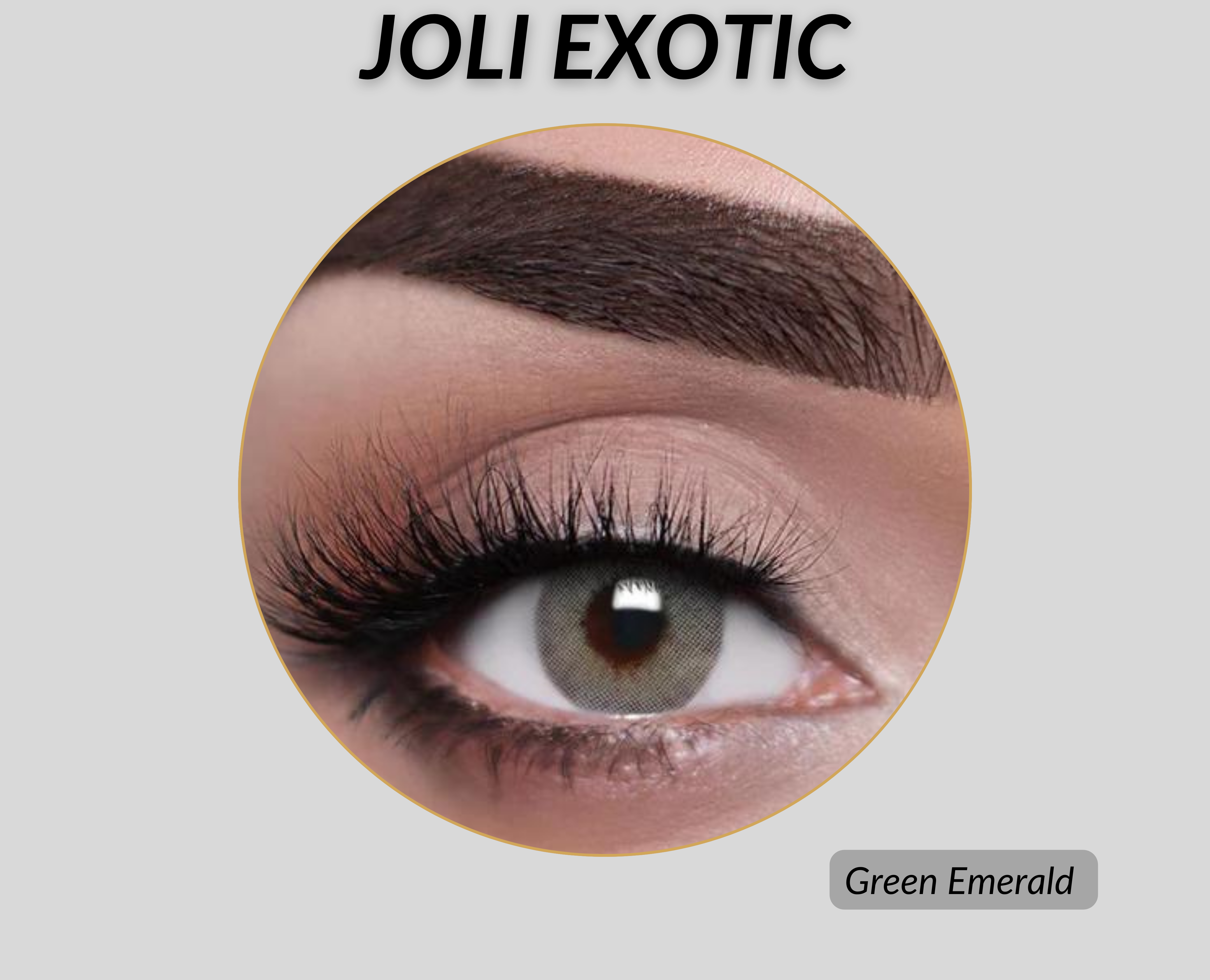 Joli Exotic Colored Lenses - Green Emerald