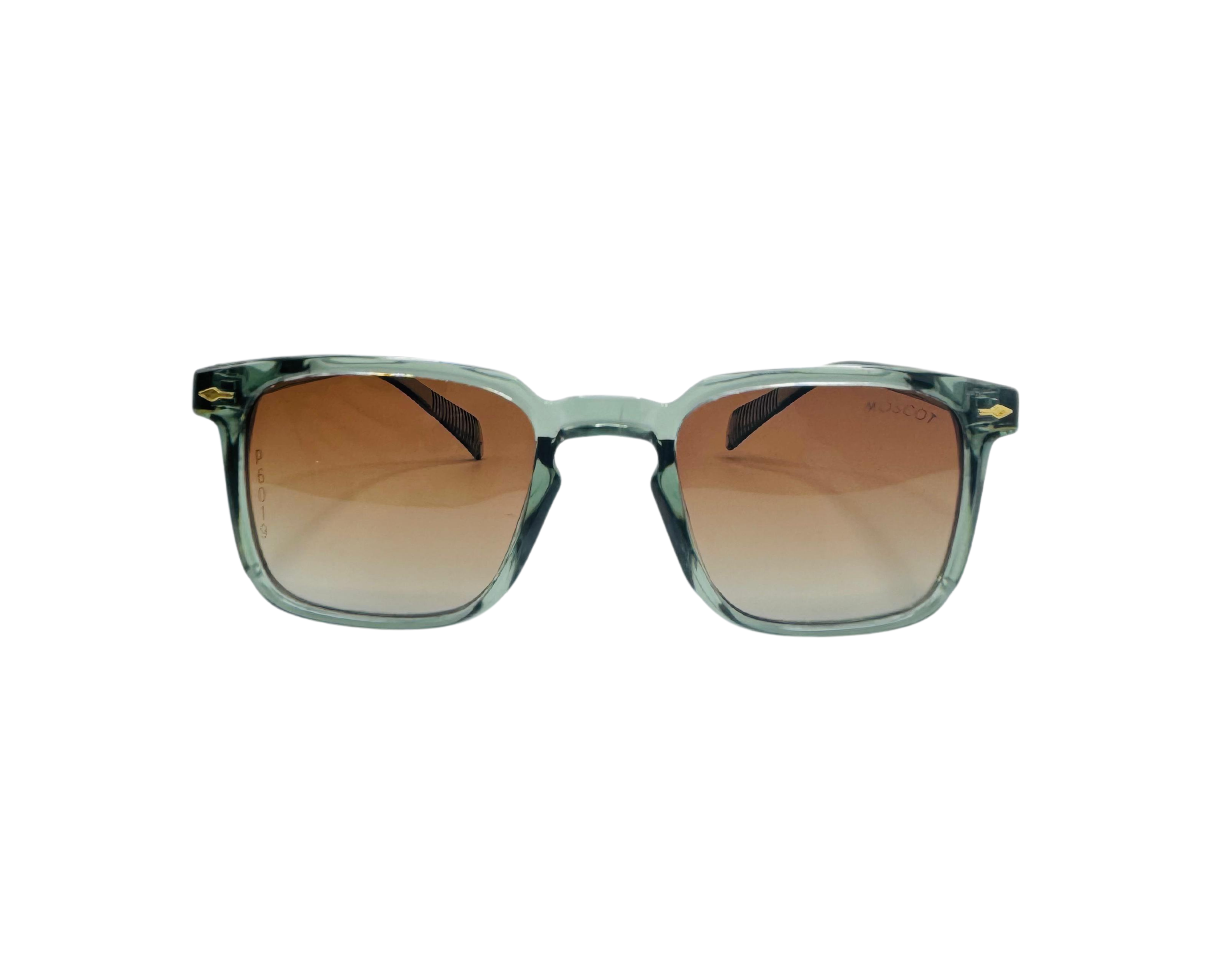 NS Deluxe - 6019 - Green Brown - Polarized Sunglasses