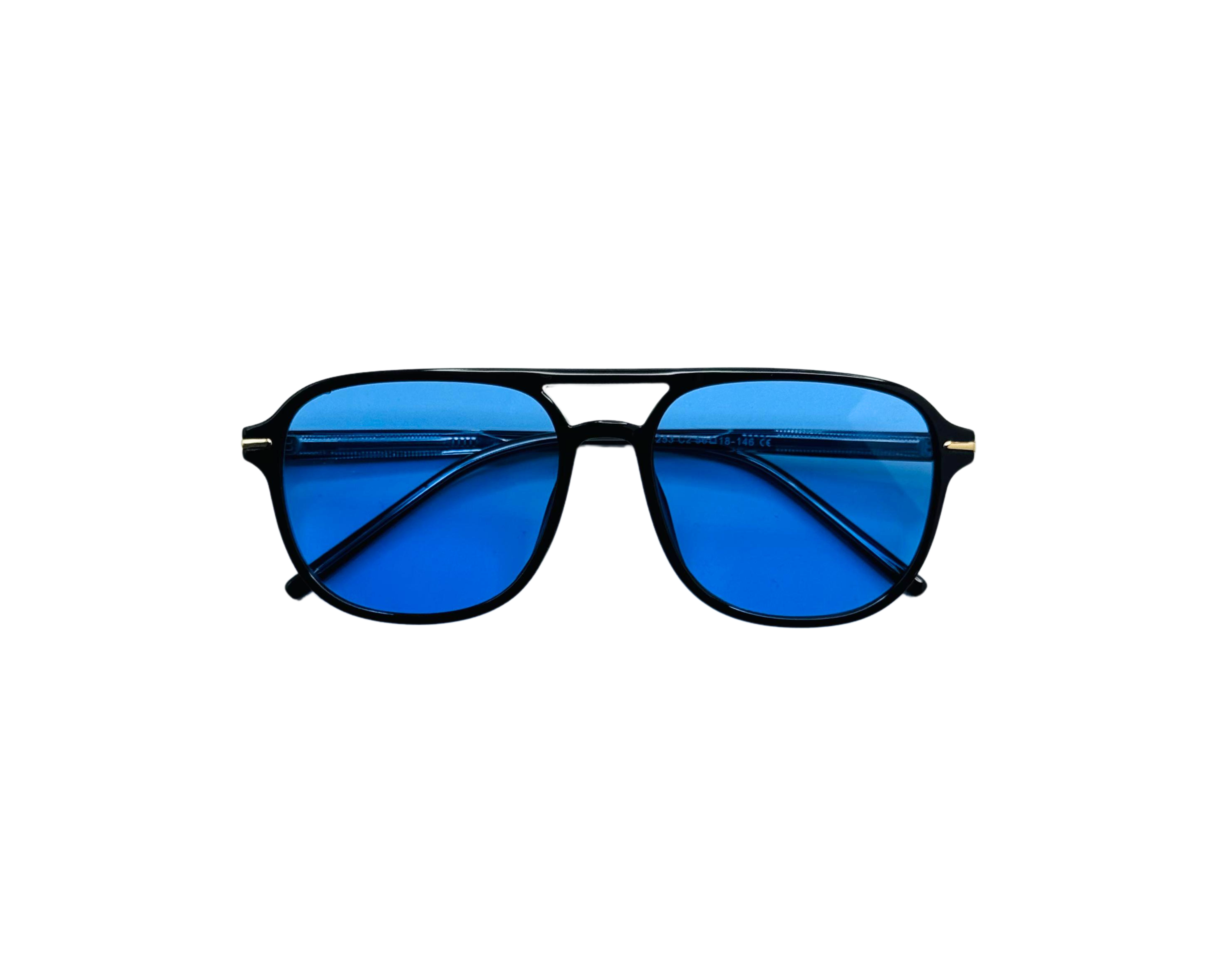 NS Deluxe - 6253 - Black/Blue - Sunglasses